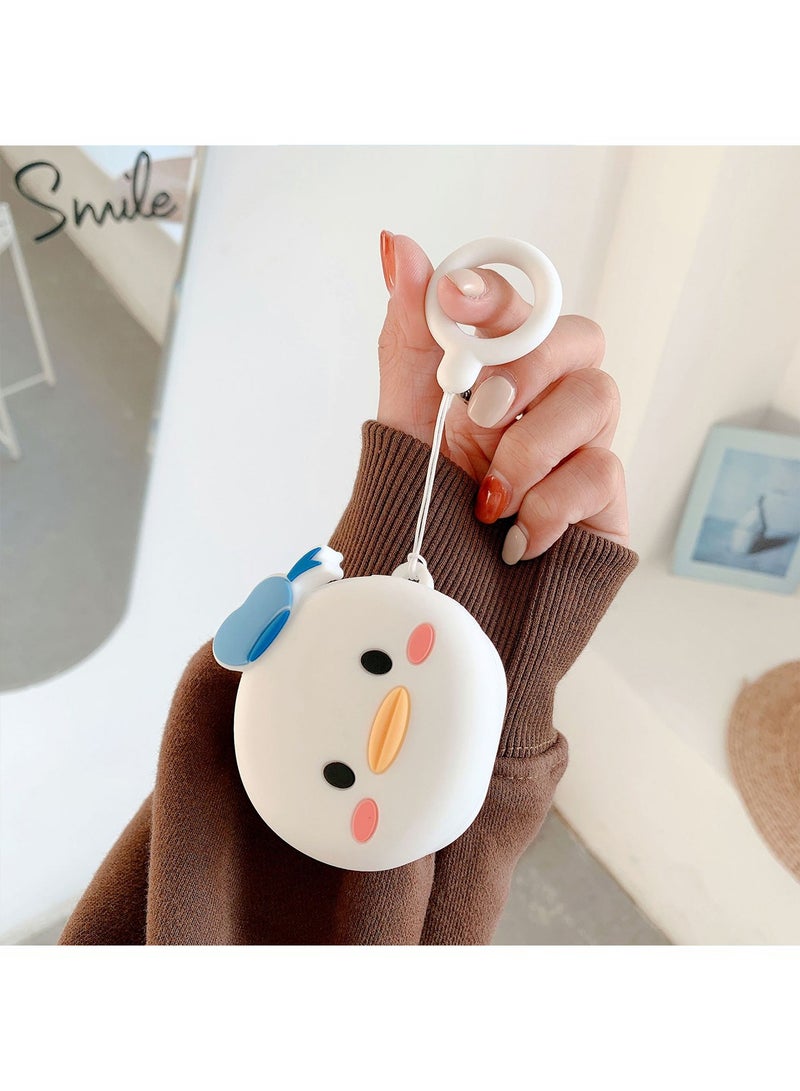 Case Compatible with Samsung Galaxy Buds 2 Case (2021) Galaxy Buds Pro Case (2021) Galaxy Buds Live Buds 2 Pro Cartoon Silicone Full Protective Cute Covers for Girls Women Donald Duck - Image 4